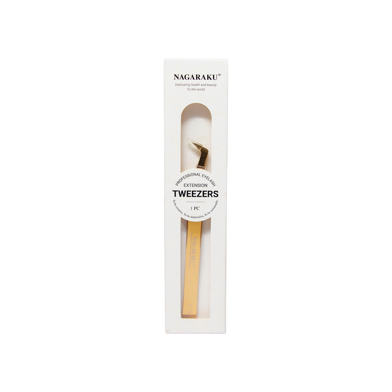 PINZA NAGARAKU TWEEZERS CURVA DORADA