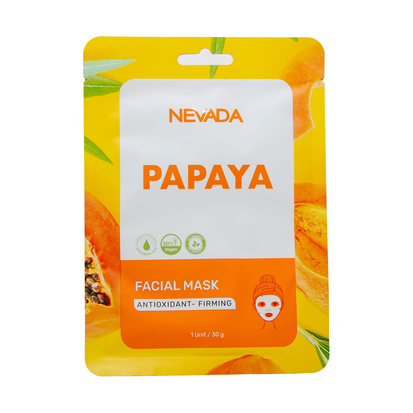 VELO FACIAL NEVADA XUND PAPAYA