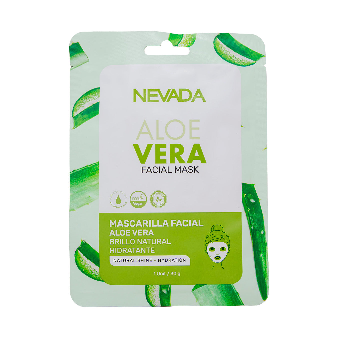 VELO FACIAL NEVADA XUND ALOE VERA