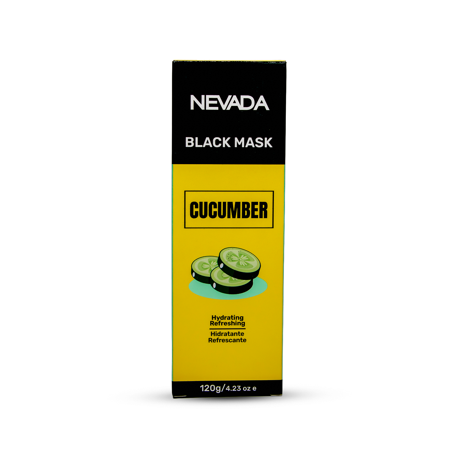 MASCARILLA NEGRA NEVADA  X120GR PEPINO