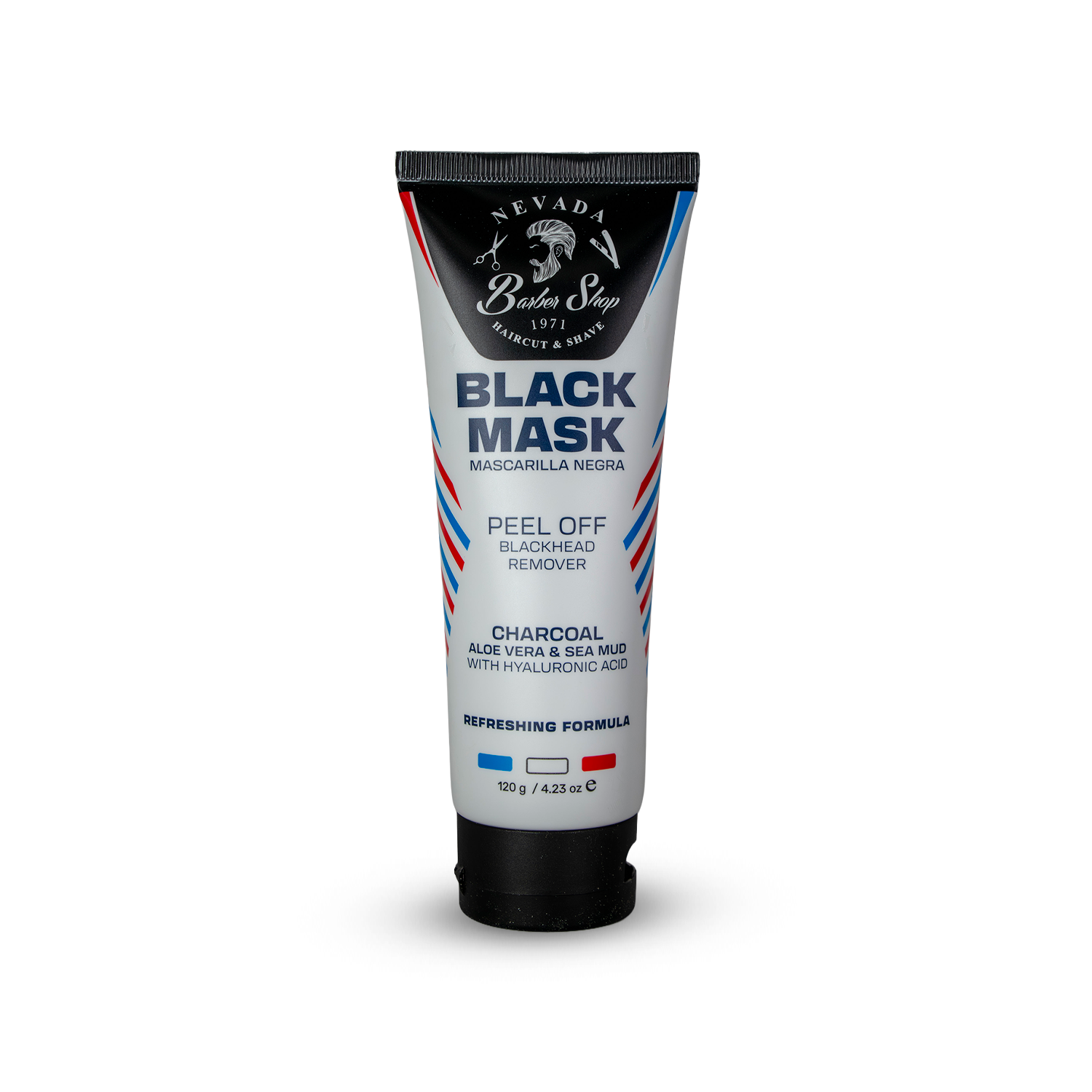MASCARILLA NEGRA NEVADA BARBER X120GR