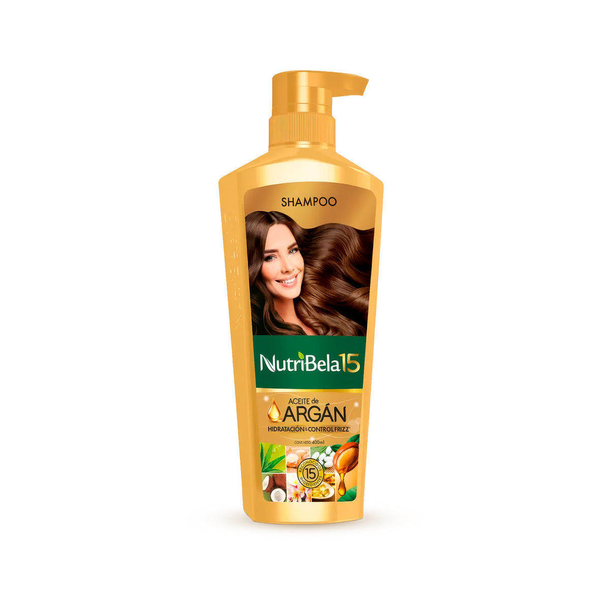 SHAMPOO NUTRIBELA15 ACEITE DE ARGAN X400ML