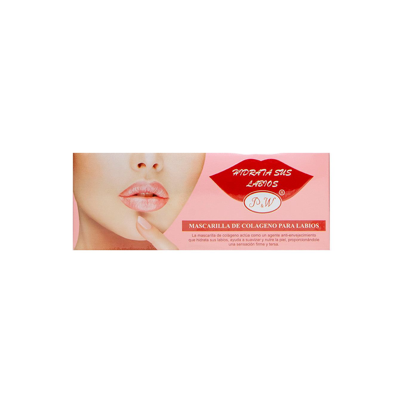 MASCARILLA DE COLAGENO P&W P/LABIOS X20UND