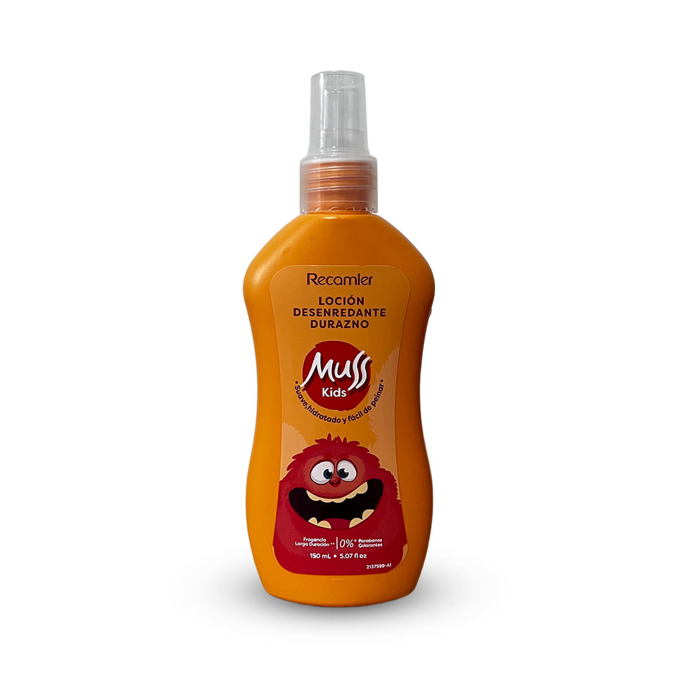 LOCION DESENREDANTE MUSS KIDS DURAZNO X150ML