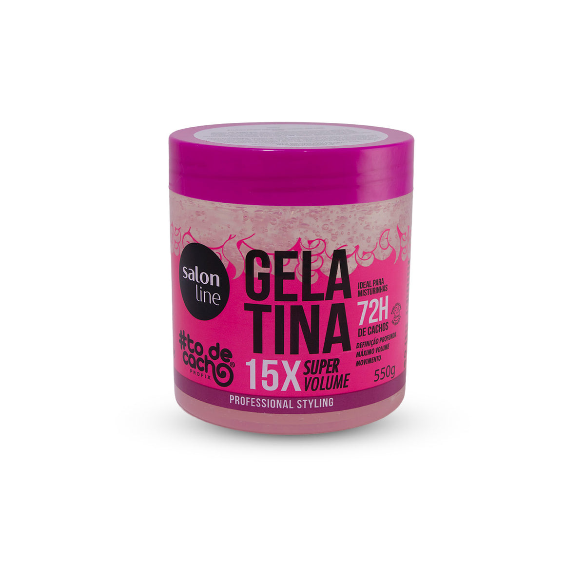 GELATINA SALON LINE 15X SUPER VOLUMEN X550GR