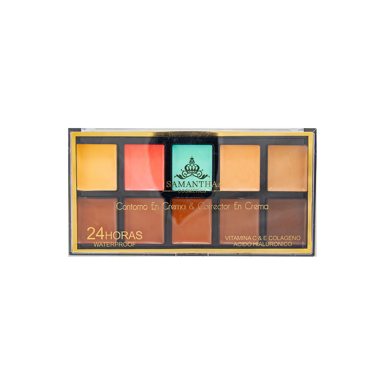 CONTORNO Y CORRECTOR EN CREMA SAMANTHA X10COL