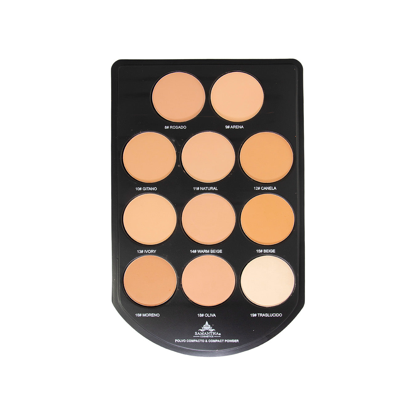 PALETA DE POLVOS SAMANTHA X11COL