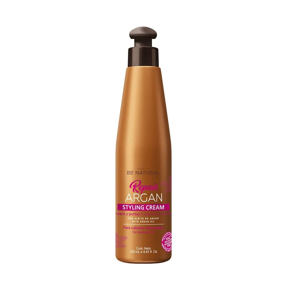 CREMA DE PEINAR BE NATURAL ARGAN REPAIR X250ML
