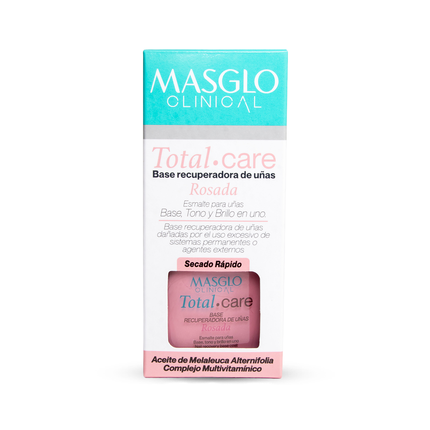 ROSADA - ESMALTE MASGLO CLINICAL TOTAL CARE X13.5ML