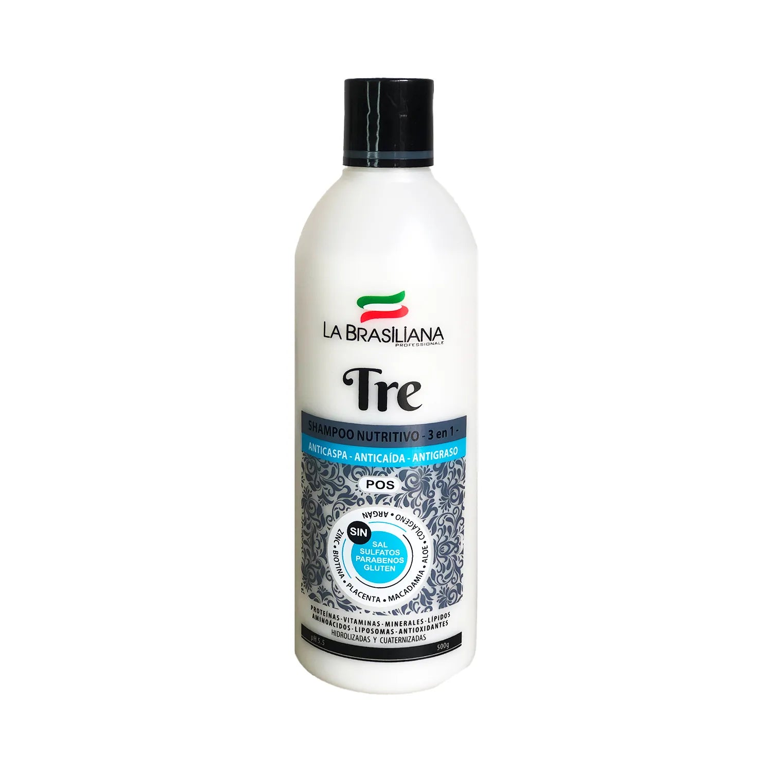 SHAMPOO LA BRASILIANA TRE POS X500GR