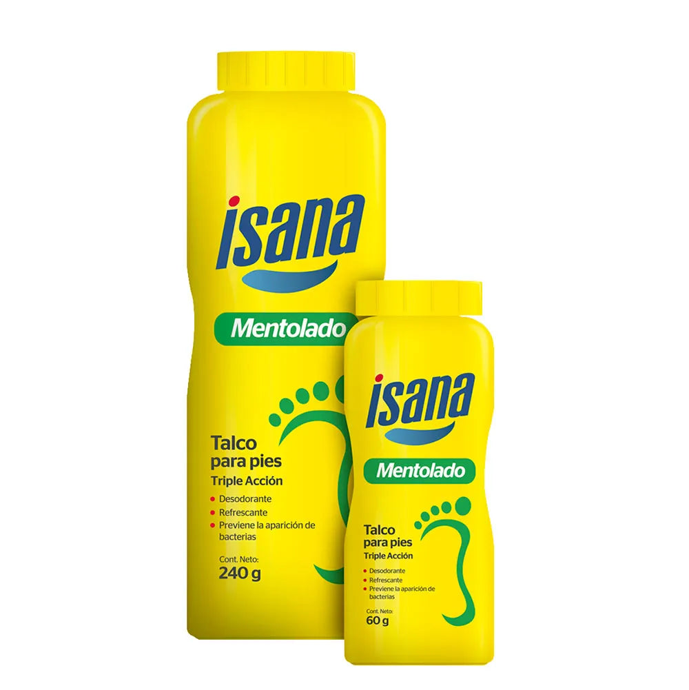TALCO DE PIES ISANA OFERTA X240GR+60GR