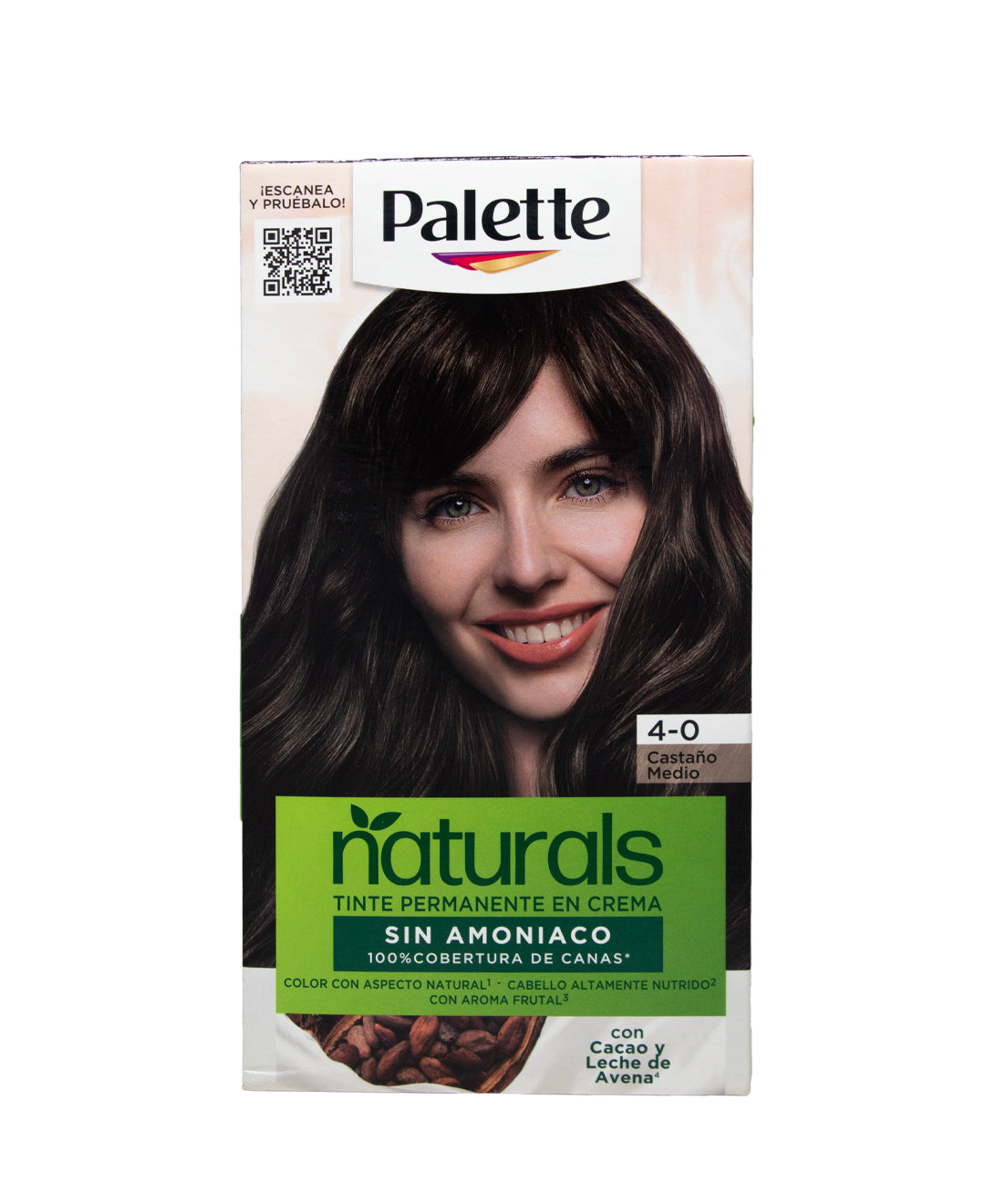 KIT TINTE PALETTE NATURALS S/A 4-0 CASTAÑO MEDIO