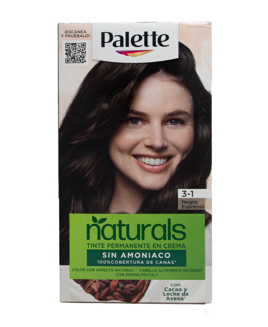 KIT TINTE PALETTE NATURALS S/A 3-1 NEGRO ESPRESSO