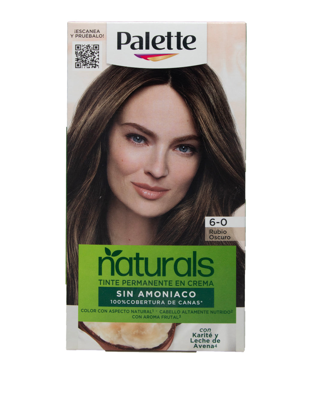 KIT TINTE PALETTE NATURALS S/A 6-0 RUBIO OSCURO