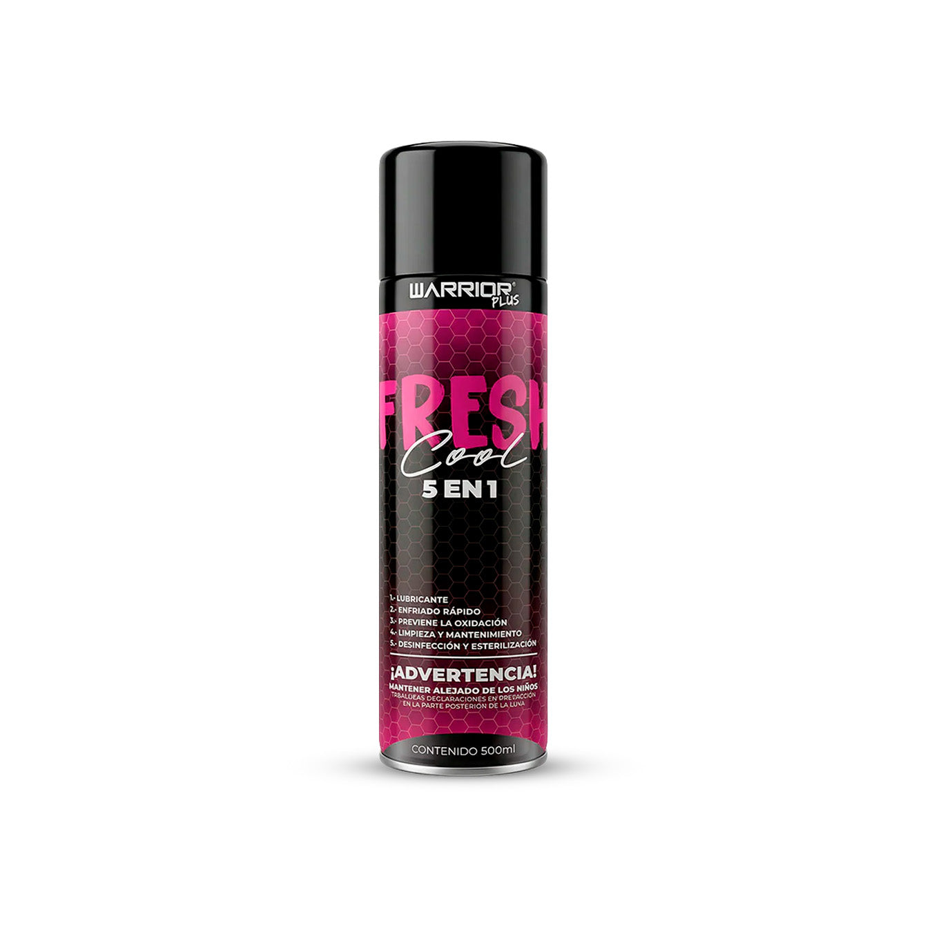 DESINFECTANTE DE MAQ. WARRIOR FRESH COOL 5EN1 X500ML