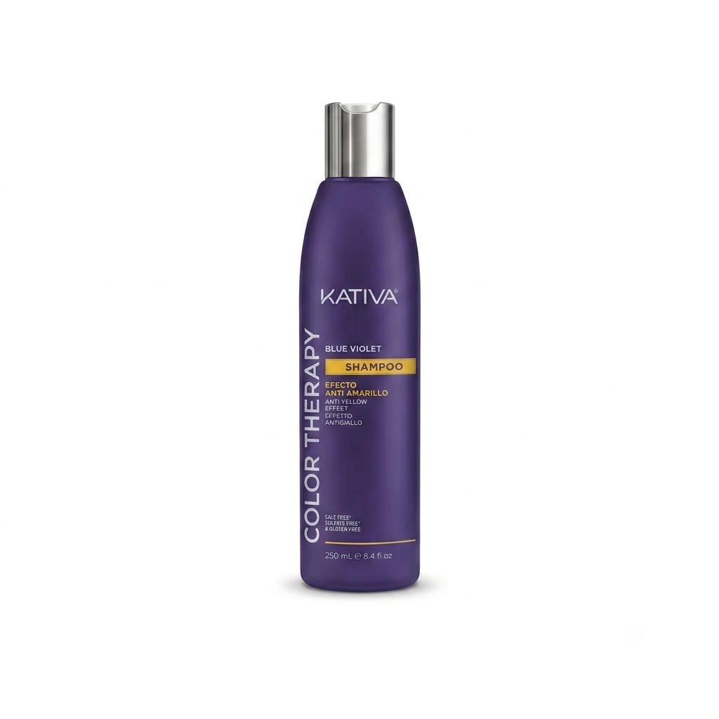 SHAMPOO KATIVA BLUE THERAPY ANTI YELLOW X250ML