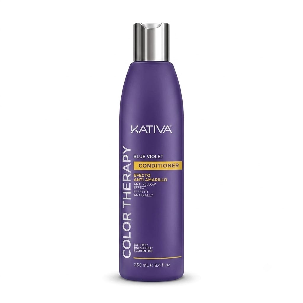 ACONDICIONADOR KATIVA BLUE THERAPY ANTI YELLOW X250ML