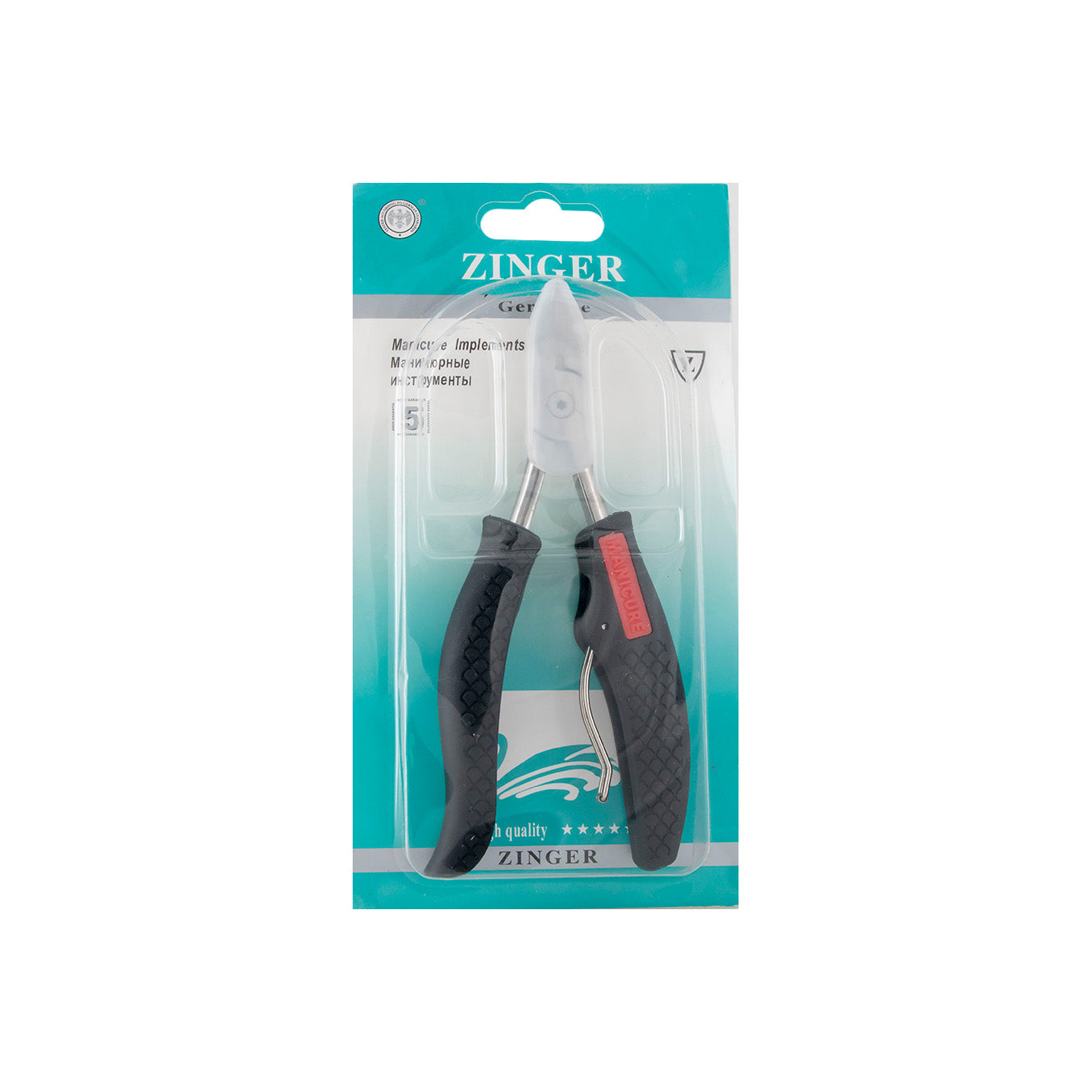 ALICATE ZINGER GRANDE MANGO NEGRO/ROJO