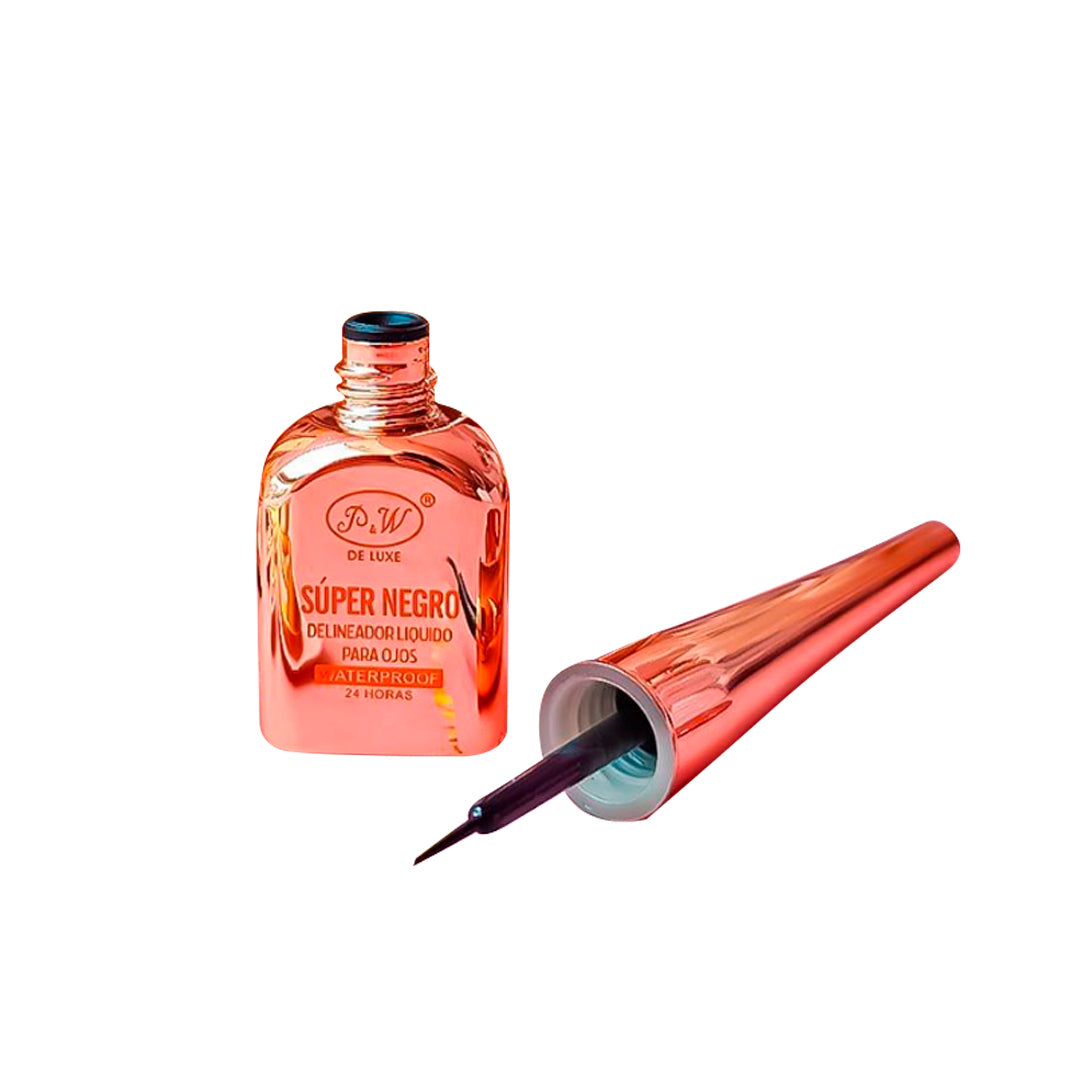 DELINEADOR LIQUIDO P&W SUPER NEGRO P/PINCEL