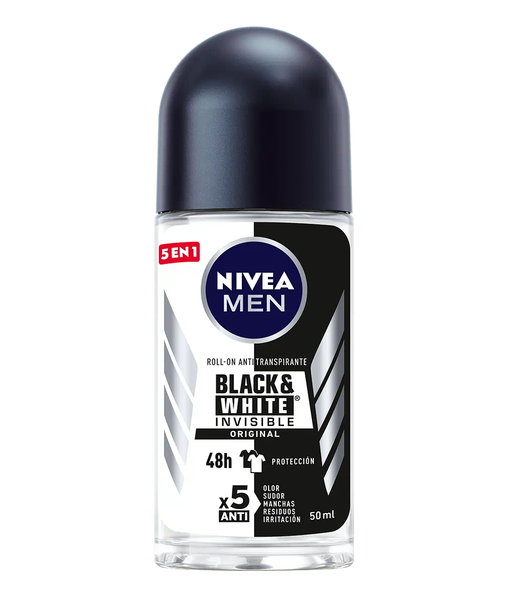 DESODORANTE NIVEA MEN INVISIBLE ORIGINAL EN ROLL-ON X50ML