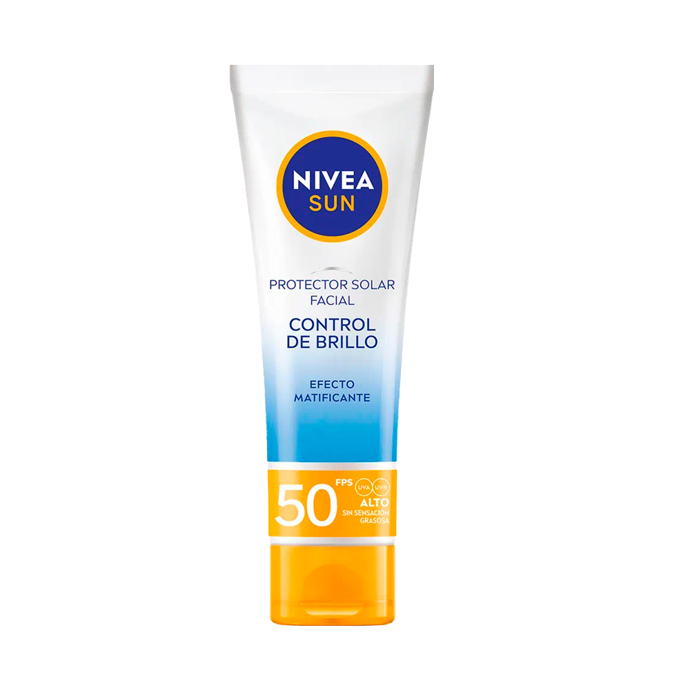 BLOQUEADOR FACIAL NIVEA CONTROL BRILLO FPS50 X50ML